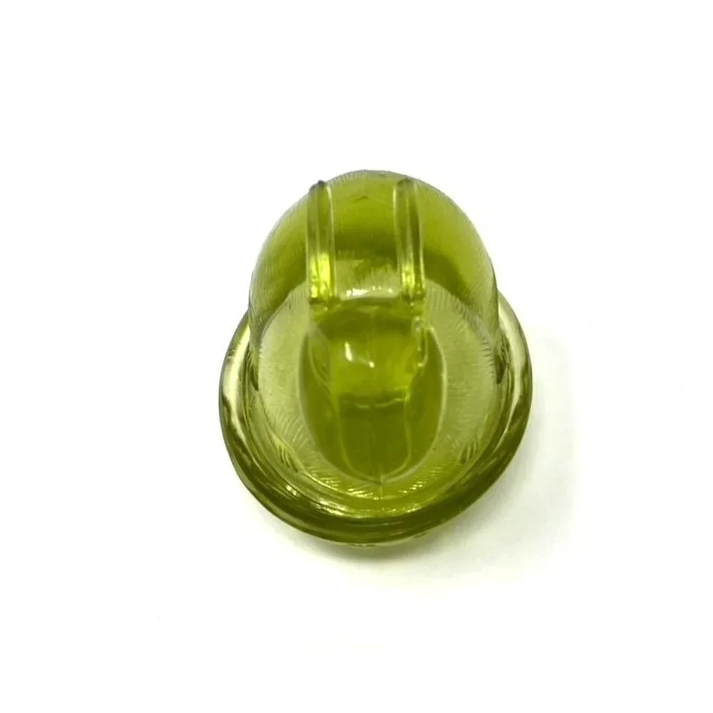 Target Colored Glass Figural Bunny Treats Candy Dish Easter Pink Clear Green